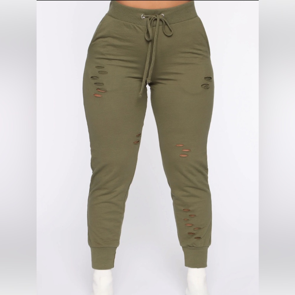 Distressed Lounge Pants/Sweatpants